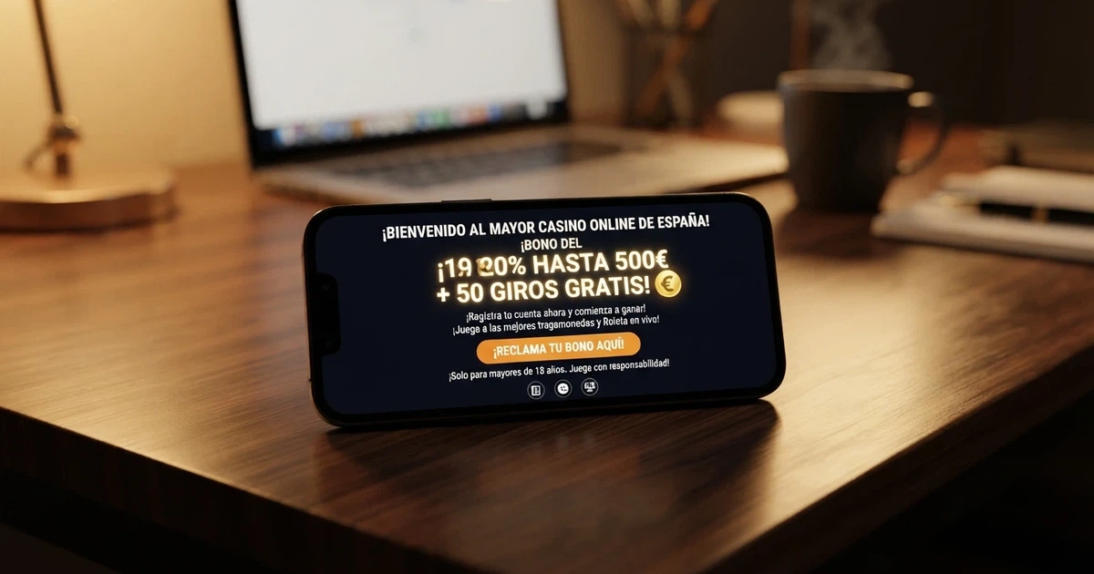 Bono de 20 euros sin depósito en casinos de España (2026)