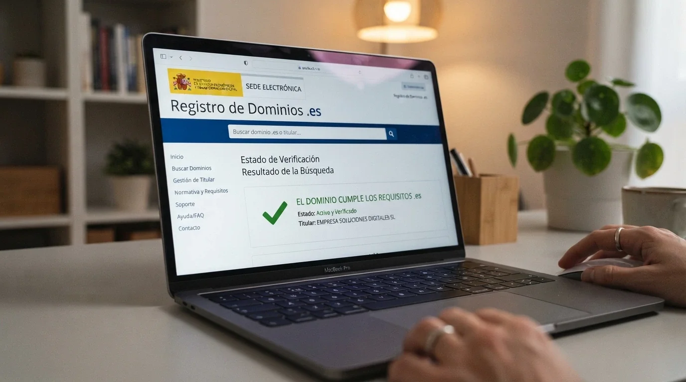 Captura de la página de ordenacionjuego.es con el listado de operadores con licencia y un recuadro resaltado sobre el dominio .es como requisito