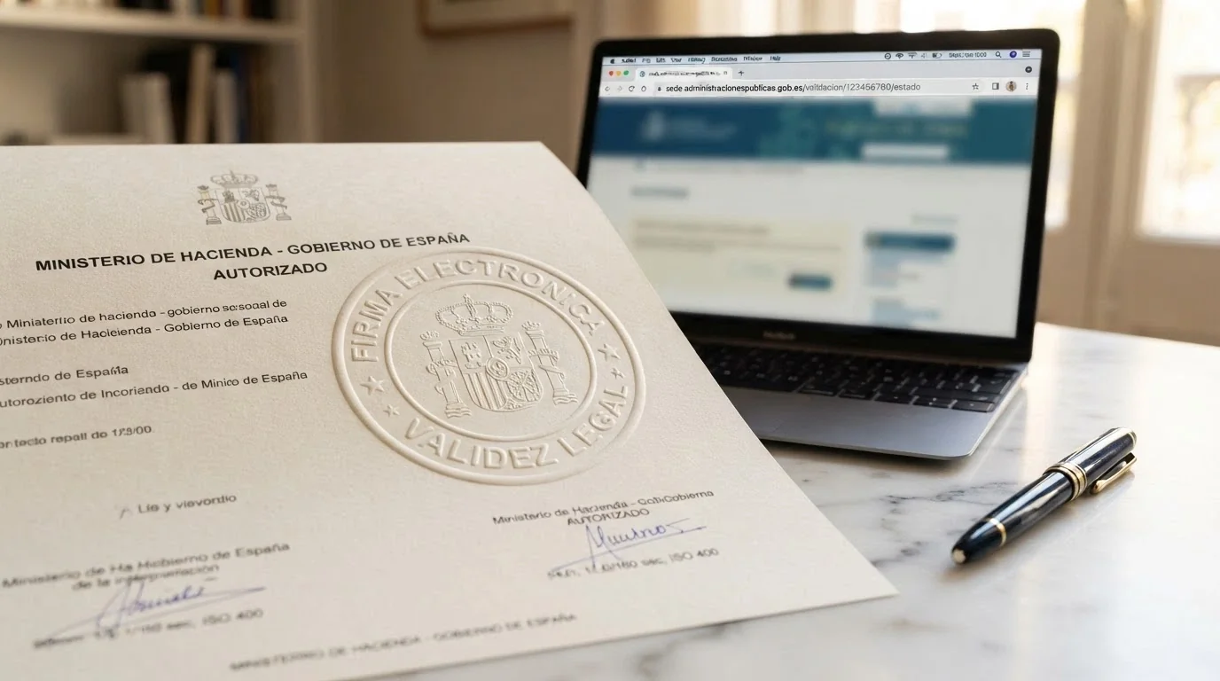 Sello o distintivo de la Dirección General de Ordenación del Juego junto al dominio .es de un operador autorizado