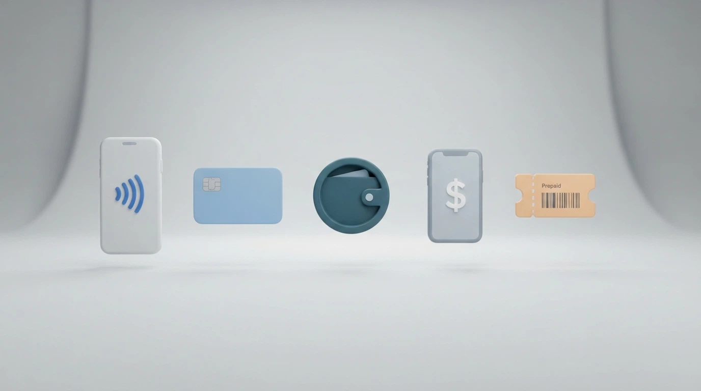 Iconos de los métodos de pago aceptados — Bizum, PayPal, Visa, Skrill, Neteller, Paysafecard, Apple Pay, Google Pay — dispuestos en fila